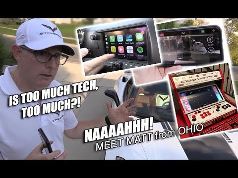 AFTERMARKET TECH for YOUR C7 CORVETTE & AN EXCLUSIVE ARCADE GAME! Video