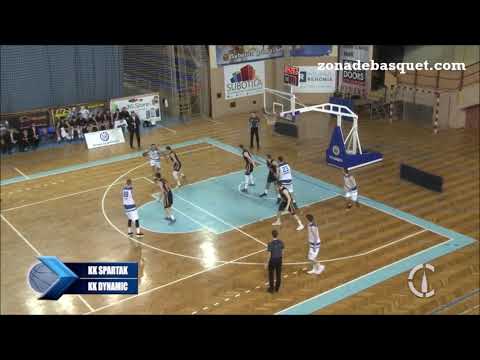 KLS SERBIA 18/19 | Miloš Glišić (KK Dynamic), partido ante KK Spartak