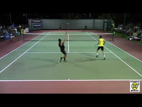 Jobe/Shubert vs. Ma/Spiker QF HIGHLIGHTS - Blue Moon Men's Night Doubles 2013