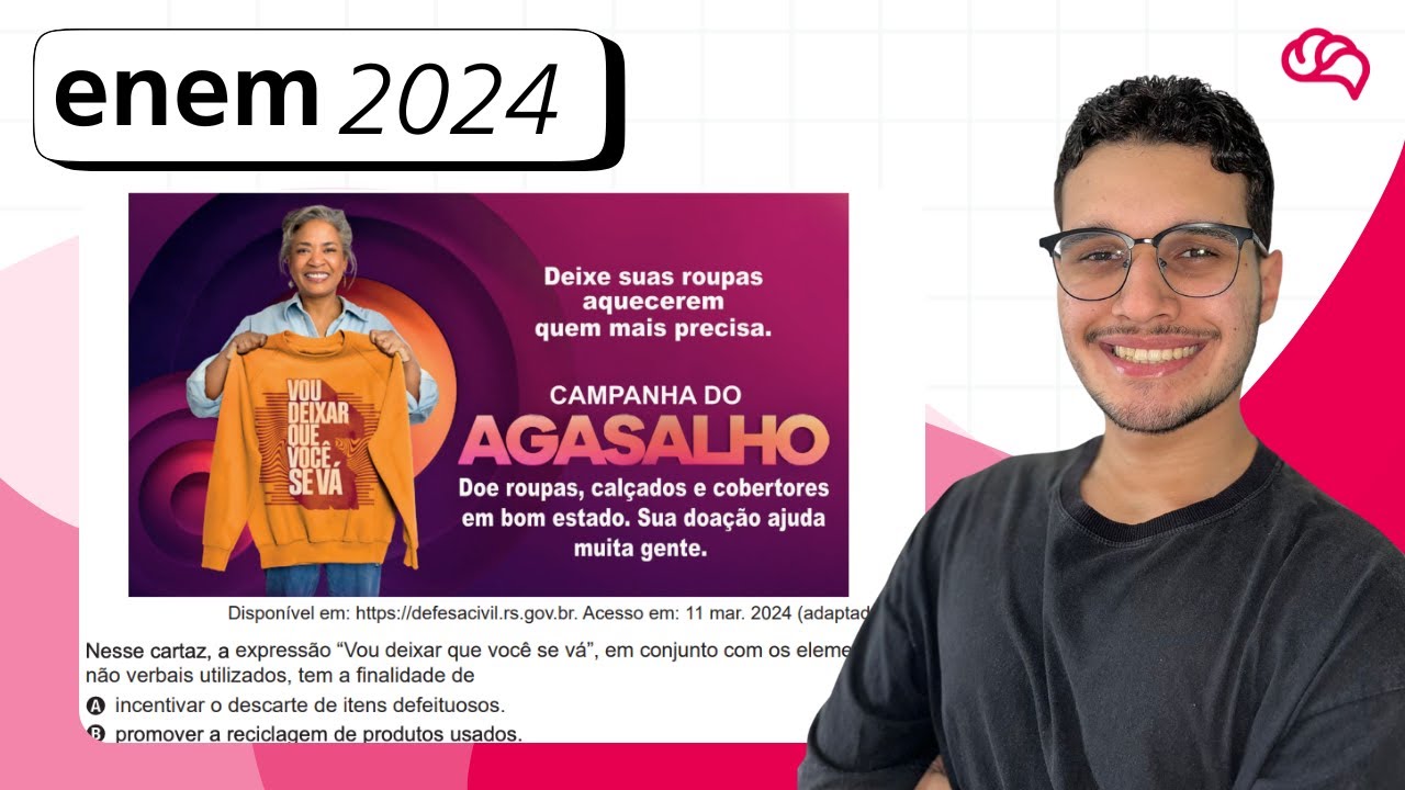 Resolução em Vídeo — Questão 33 ENEM 2024
