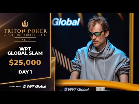 $25K NLH WPT Global Slam – Event #1, Day 1 | Triton Poker Series Jeju II 2025