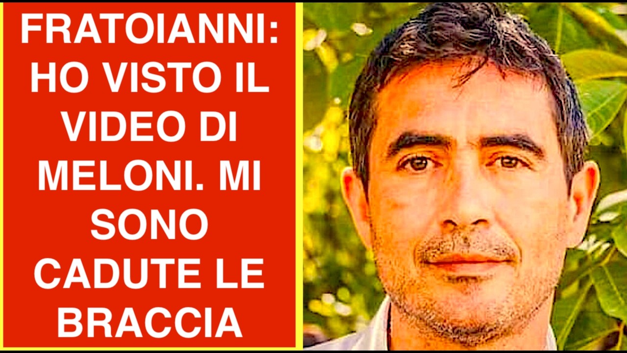 FRATOIANNI: HO VISTO IL VIDEO DI MELONI. MI SONO CADUTE LE BRACCIA