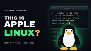 Linux… Made by APPLE?!  The NEW Container Tool For MAC