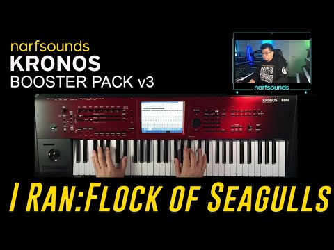I Ran Flock Of Seagulls | Keyboard Synth Cover Sounds | Korg Kronos  Booster Pack v3