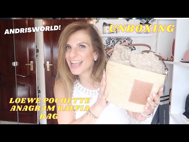 Vídeo relacionado con Xoppia - Organizador de bolsas compatible con Loewe Classic Raffia Basket Bag Forro de fieltro para bolso de mano para mujer (Estilo A, pequeño)