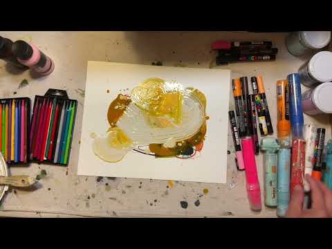 Acrylic Painting on Yupo Paper | Unexpected Results