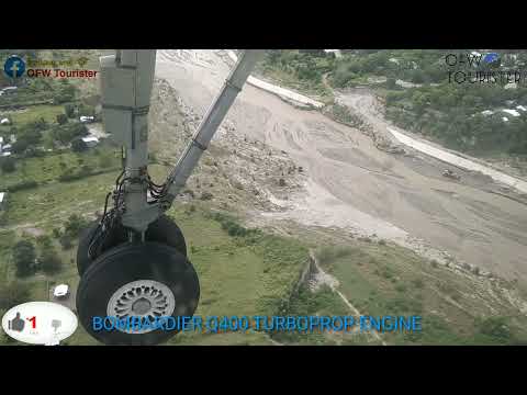 Bombardier Q400 TurboProp Engine | Full Flight Airplane Take Off And Landing