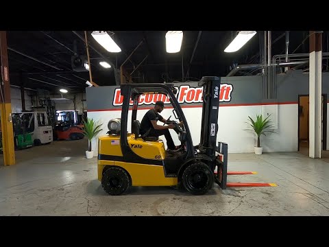 YALE GLP060VX 6,000lb LP (Propane) #289J - Forklift For Sale