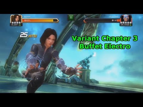 Variant Chapter 3 Round 3 Buffet Electro One Shot! | Marvel Contest Of Champions