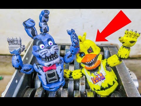 Shredding Funko Five Nights at Freddy's Action Figures! What's Inside?