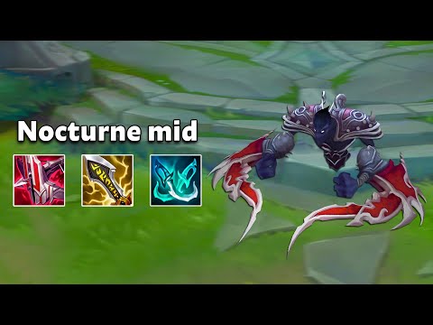 Full Crit Nocturne is insanely strong in midlane...