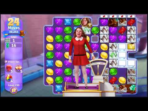 Wonka's World of Candy Level 299 - NO BOOSTERS + FULL STORY 🍫 | SKILLGAMING ✔️