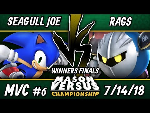 MVC Smash 4  - Seagull Joe (Sonic, Diddy) Vs. Rags (Bayonetta, Meta Knight) - WiiU Winners Finals