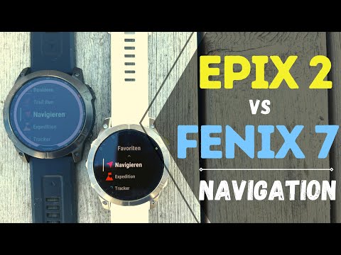 Garmin Fenix 7 vs Garmin Epix 2 Navigation im Test deutsch
