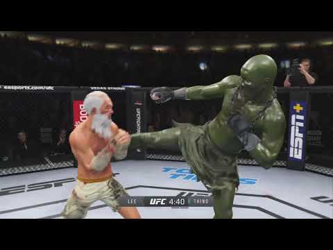 UFC 4 - Old Bruce Lee vs. Swamp Thing - Super Dragon 🔥🐲