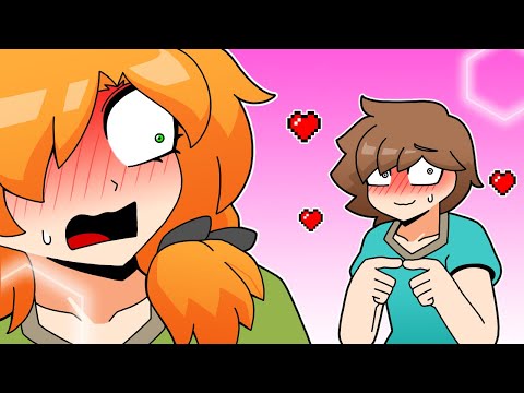 스티브의 애정표현 - Steve's expression of affection | Minecraft anime
