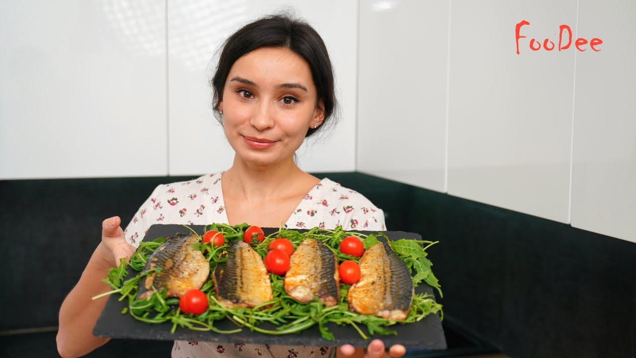 ШИКАРНАЯ СКУМБРИЯ как в РЕСТОРАНЕ! Очень простой рецепт вкусной рыбы в духовке!