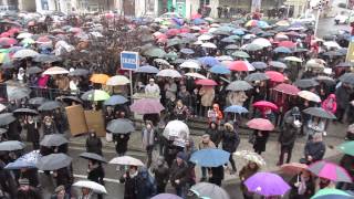 preview picture of video 'manifestation Je suis Charlie à Lavelanet'