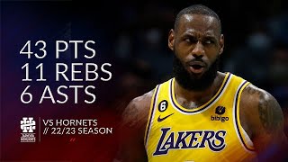 [高光] LBJ 43pts 11rebs 6asts (b2b 40+)