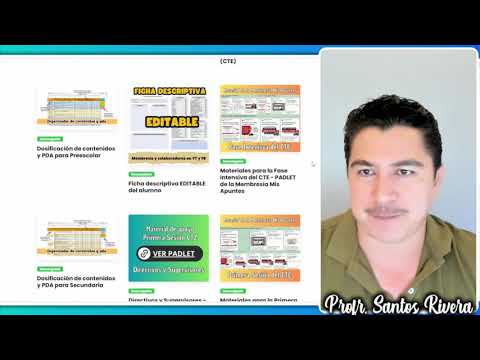 Dónde ver los materiales de la membresía web del Profesor Santos Rivera
