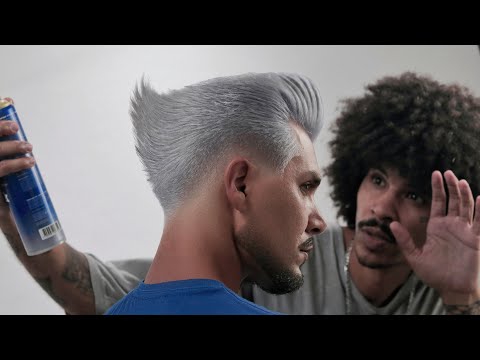 Frozen Hair 🥶 Amazing Platinum Social Haircut