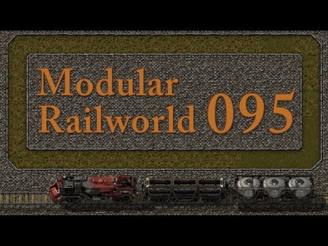Factorio Modular Railworld #95 - Fuel for Trains