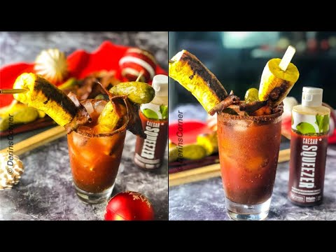 Make the Perfect Canadian Caesar Drink (Bloody Mary) - Holiday Drink Recipe