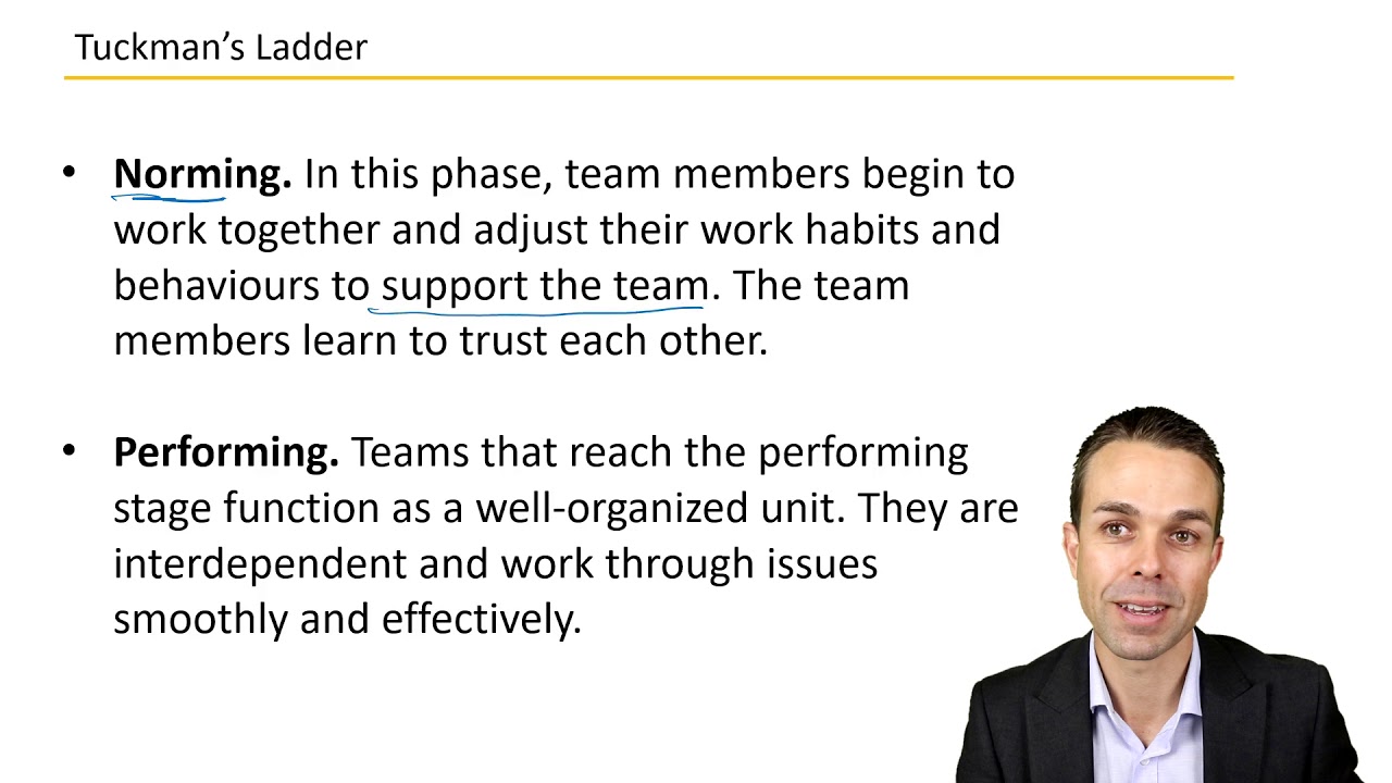 Tuckman's Ladder - Key Concepts in Project Management
