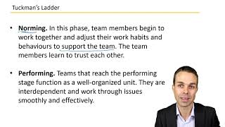 Tuckman's Ladder - Key Concepts in Project Management