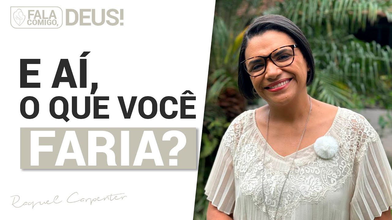 Não esvazie teus atos | Fala Comigo, Deus! #raquelaguaviva - 539