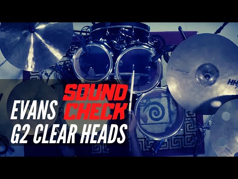 EVANS G2 Clear Tom Drum Head | Sound Check