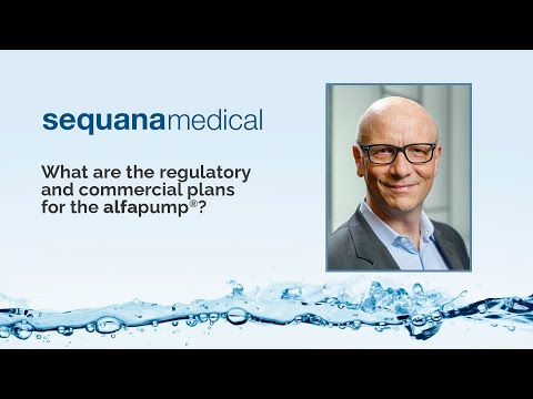 What are the regulatory and commercial plans for the alfapump®?