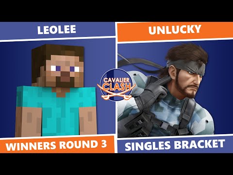 Cavalier Clash 4: Winners Round 3 - Leolee (Steve) Vs Unlucky (Hero, Snake) SSBU Singles