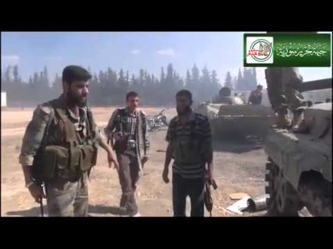 اقتحام صقور الشام لحاجز معمل الزيت في سراقب