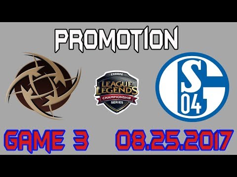 NIP vs S04 game 3 highlights | EU CS Spring Split - Promotion | Schalke 04 vs Ninjas in Pyjamas