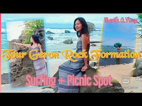 SURFING SPOT//PUNTA BEACH TOUR//GERON ROCK FORMATION//BIRI ISLAND