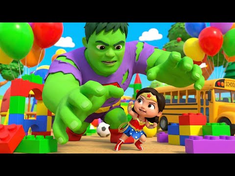 Hulk JJ Vs Wonder Woman Bella! 🧼 The Giant Soap Bubble Adventure | Funny Animation