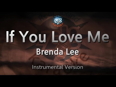 Brenda Lee - If You Love Me (Instrumental) (Karaoke Version)