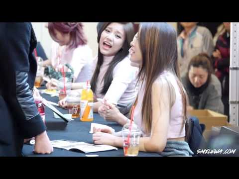 141116 AOA 혜정  자신의 팬을 애타게 찾는 여의도 팬싸인회 직캠Fancam by wA