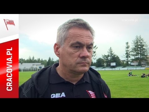 Jacek Zieliński po sparingu Banik Ostrava - Cracovia (27.06.2015)