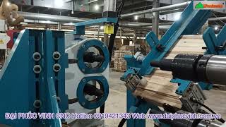 MÁY TIỆN GỖ CNC 2 Trục Nạp Phôi Tự Động Woodmaster