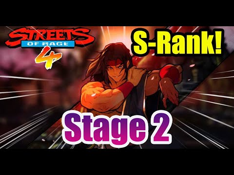 Streets of Rage 4: Mr X Nightmare DLC Let's Play - SHIVA Walkthrough MANIA Plus | Stage 2 | S-Rank