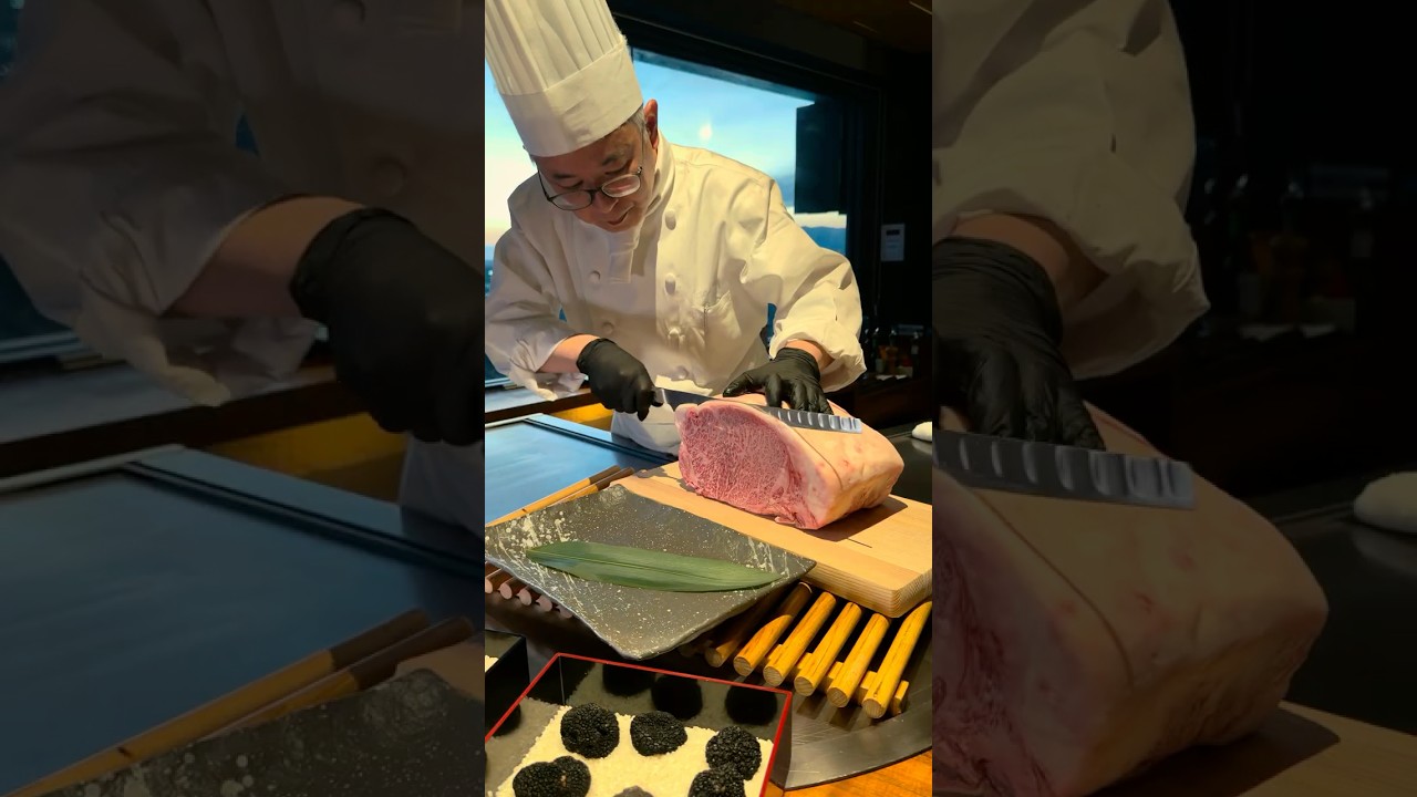 Omi Beef Sukiyaki, Reinvented on the Teppan | Osaka