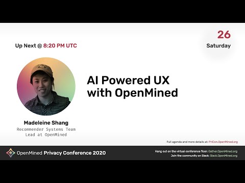OM PriCon2020: AI Powered UX with OpenMined - Madeleine Shang