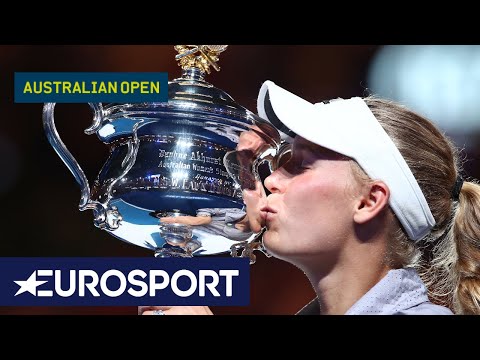 Caroline Wozniacki v Simona Halep Highlights | Australian Open 2018 Final | Eurosport