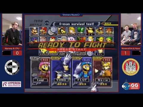 GG Bergen Laksevåg 32 - Norway & CPU vs Team YungFluff - W2 - Melee Doubles