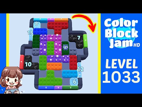 Color Block Jam Level 1033 Solution Walkthrough