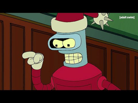 Bah Humbug Bender | Futurama | adult swim