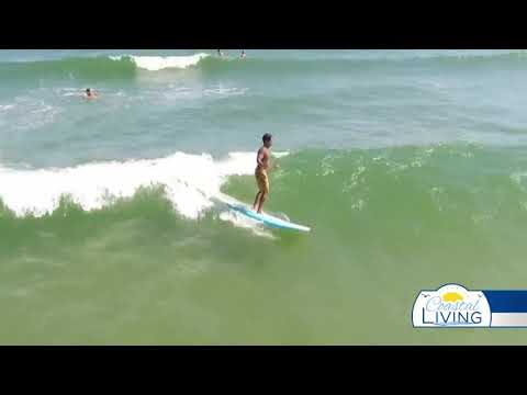 Coastal Living's Surf Reporter Stefan Lewis Shows Off Some Skills on Our Texas Beaches!