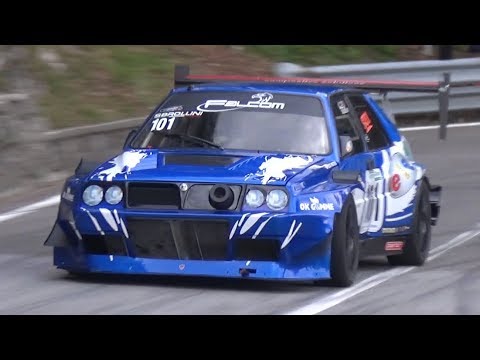 600HP Lancia Delta EVO E1 Hillclimb Monster! - Turbo Sound on Mountain Roads!